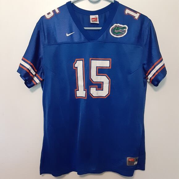 Vtg Florida Gators Jersey Tim Tebow #15 Nike Team Youth Football Size XL NCAA - Picture 1 of 8